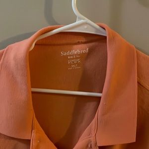 Orange saddlebred casual